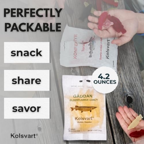 KOLSVART Swedish Candy, Torsken Shaped, Gluten Free 4.2 oz - image 3