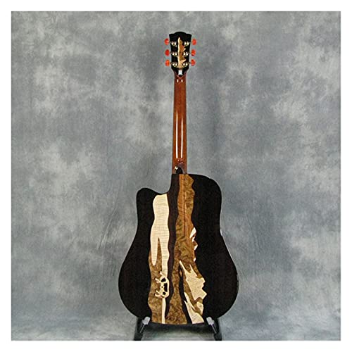 YYYSHOPP 41 Pouces de Guitare Acoustique coupée, Haut de l’épinette Solide, côtés de Bois de Rose Massif et Dos… - Les Beatles, Paul McCartney, John Lennon, RIngo Starr, George Harrison YYYSHOPP 41 Pouces de Guitare Acoustique coupée, Haut de l'épinette Solide, côtés de Bois de Rose Massif et Dos… – Image 5