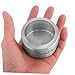 Yardwe Stainless Steel Fishing Bait Box Lid Round Worm and Maggot Holder Portable Fishing Bait Storage Container for Anglers Outdoor Tackle Organizer