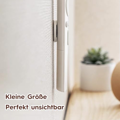 10 Stück Fernbedienung Halterung Wand, Wandhalterung Fernbedienung, Fernbedienungshalter Ohne Bohren von Löchern, Starker Magnethalterung für Ventilatoren, Lampen, TV-Geräte, Klimaanlagen (Weiß)