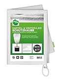Pflanzwerk® Pflanzkübel Wintervlies Schutzhaube 80x100cm für Blumenkübel 2er-Set *Frostschutz* *UV-Schutz* *Qualitätsware