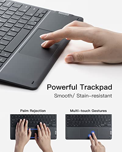Image of Inateck Surface Pro 11 Keyboard, Surface Pro Keyboard Compatible with Surface Pro 11 /10 /9 /8 /X, 7-Color Backlit, Slim Design, Quiet Typing, Touchpad Support, KB05111
