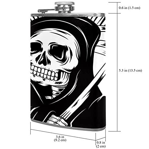 Flasque de camping faucheuse, le cadeau original pour Halloween - 8