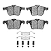 Dynamic Friction Company 5000 Advanced Brake Pads - Ceramic and Hardware Kit