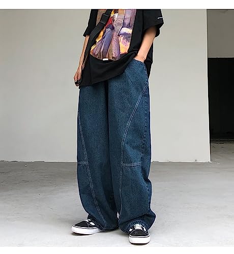 Grunge Baggy Jeans Y2K Emo Alt Cargo Pant Fairycore Demin Clothing Wide Leg Jogger Sweatpants Hippie Acubi Streetwear3