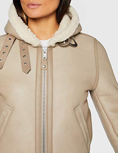 Schott NYC Lcw1257h Giacca di Pelle, Lt.Beige