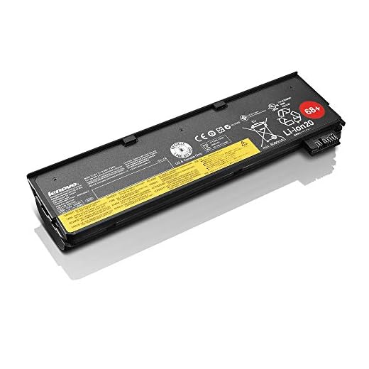Lenovo Lithium Ion ThinkPad Battery 68 + ( Manufacturer P/N ; 0C52862 ) Extended Run Time 6 Cell System Battery, 72Wh, 10.8 v, 0.74 lbs
