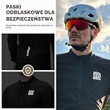 ROCKBROS Męska wiatrówka, ultralekka, oddychająca kurtka rowerowa, kompaktowa kurtka sportowa, czarna, wiatrówka, rower wyścigowy, męska, brązowy, 3XL