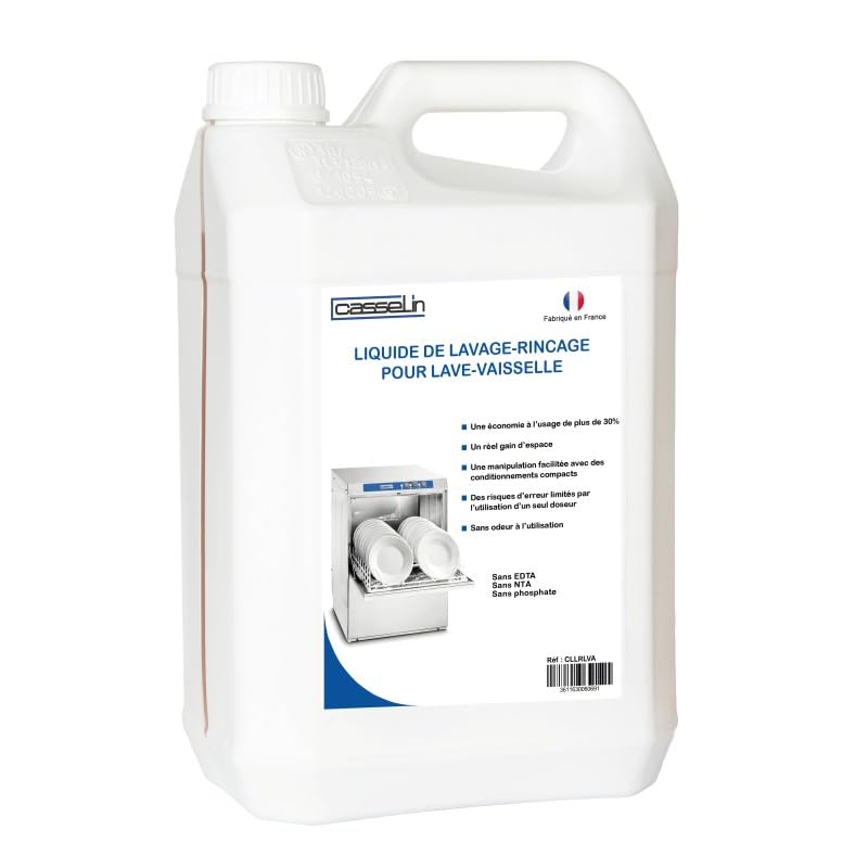 Set de 4 Abrillantador para lavavajillas 5L CL4LLRLVA5L