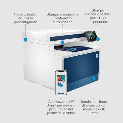 HP Color LaserJet Pro Stampante multifunzione 4302fdw 4 HP Color LaserJet Pro Stampante multifunzione 4302fdw