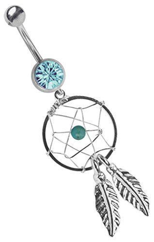 Modern Nature Piercingschmuck Piercing de Ombligo Banana Acero 1,6 mm