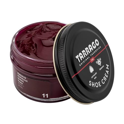 Tarrago | Crème pour chaussures 50 ml | Crème nourrissante, polissante et protectrice pour chaussures, chaussures, sacs et accessoires en cuir, cuir et cuir...