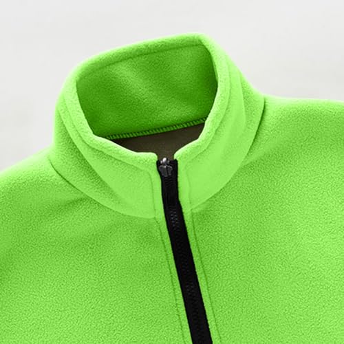 Womens Fleece Vest Jacket Fuzzy Sherpa Zip Up High Neck Sleeveless Jacket Winter Fall Warm Solid Color Cozy Outerwear2