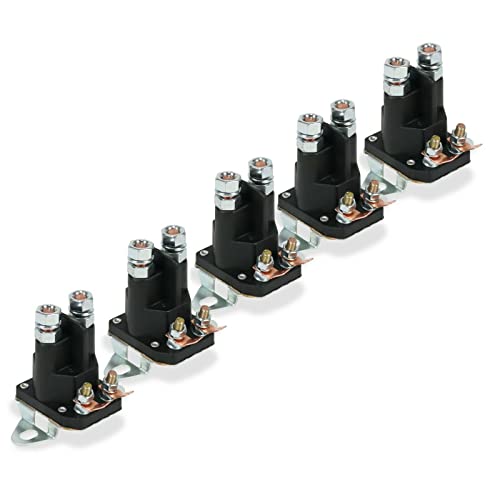 The ROP Shop | (Pack of 5 Solenoid for Briggs & Stratton 5410D, 5410H, 745001MA & Bobcat 38665