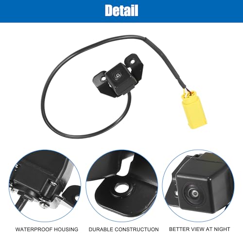 Image of ACROPIX Car Rear View Back Up Camera Wide Angle Park Assist Reverse Camera Fit for Hyundai Tucson 2010-2013 No.957902S000 /957902S010 - Pack of 1