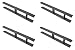Produktbild 4 X Pfostenanker H-Träger 600X50X5 mm für 101mm / 100mm (10,1cm/10cm) Balken H-Anker Carport Pfostenträger Zaun Geländer
