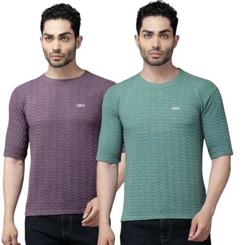 Image of TICOSS Men's Polyester Regular Fit T-Shirt