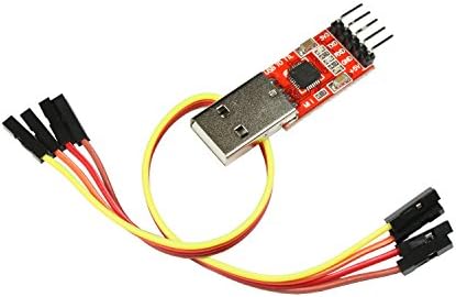 USB-UART-Wandler, Serielle Schnittstelle/TTL zu USB, CP2102 USB Serial Converter für Linux, macOS, Win7, Win8, Win10 (Adapter)