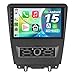 ASURE 4+64G Android 15 Car Stereo Radio for Ford Mustang 2010-2014,10.1 inch Car GPS Navigation Head Unit with Wireless Carplay,Android Auto,1280x800 HD Touchscreen Multimedia Player