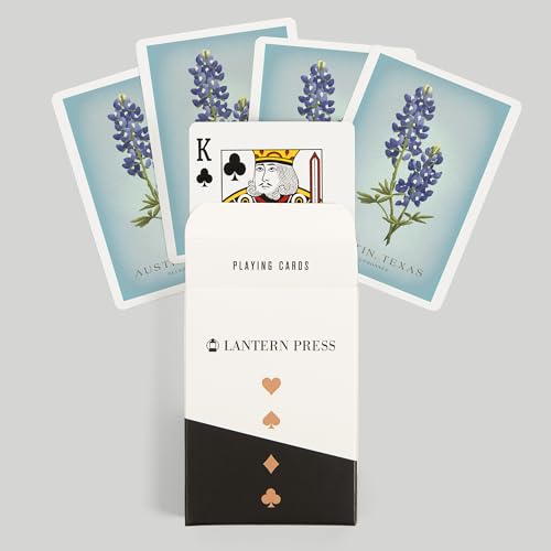 Lantern Press Baraja de Cartas Póker Vintage Flora Texas miniatura 6