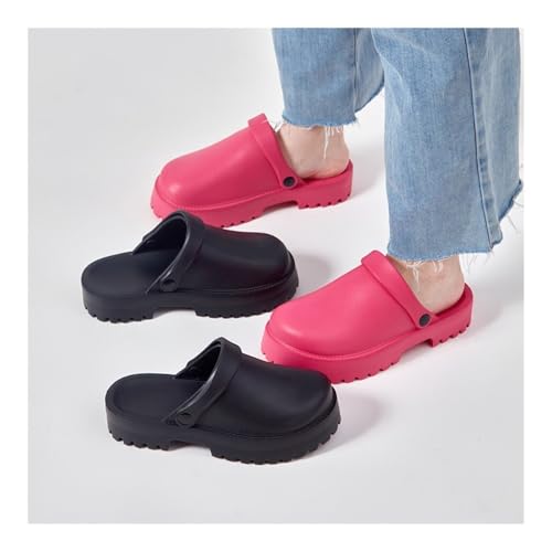 Sandals, Thick Sole Women's Slide Sandals - Comfortable Outdoor Slippers Shower Shoes3