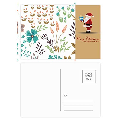 Cartes postales colorées Lot de 20 avec fleurs élégantes pour remerciements