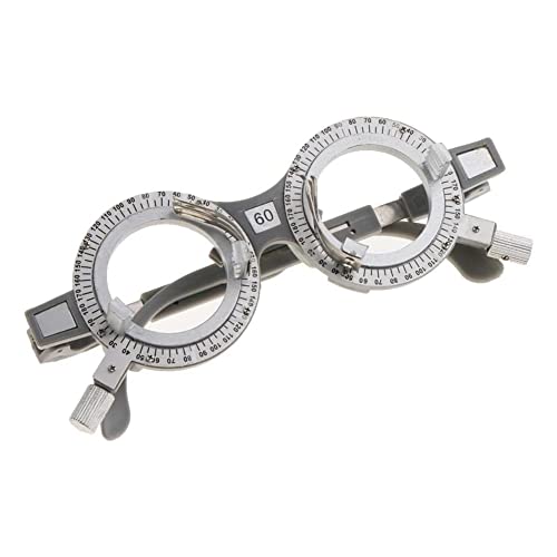 Eieenotee Lentilles D'Essai Optiques Montures Lunettes Optom¨¦trie Lunettes 60 Mm Lentille D'Essai Ophtalmique