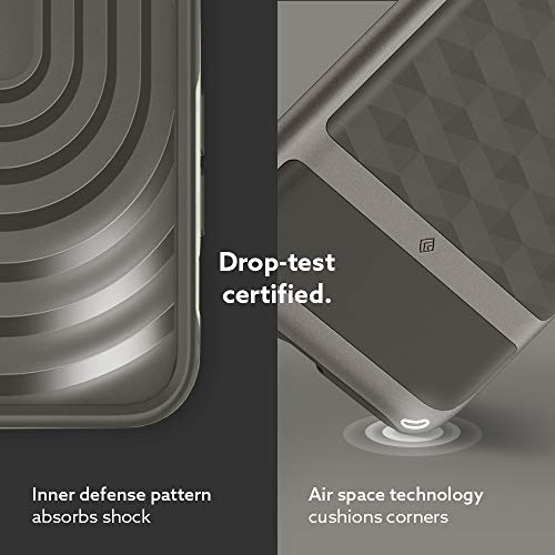Image of CASEOLOGY by Spigen Parallax for OnePlus OnePlus 9 5G Case, OnePlus 9 5G Back Cover - TPU + Poly Carbonate｜Ash Gray