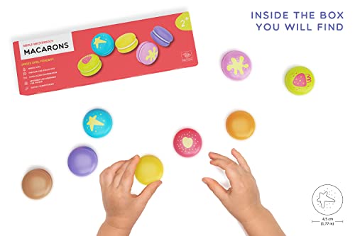 Merle Toys - Macarons: Montessori Spielzeug für Kinder ab 2 3 4 Jahren, Kinderküche Zubehör, ideales Holzspielzeug für… – Bild 6