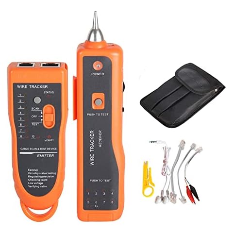 Probador de Cable Buscador de Líneas Goeco RJ11 RJ45 Cat5 Cat6 Cover
