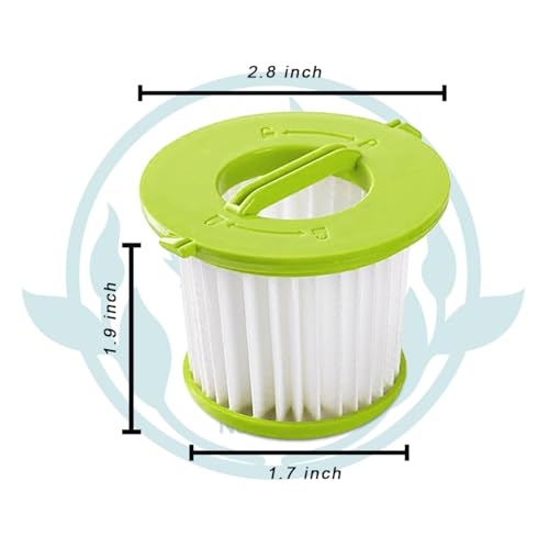 Image of PCL705 Vacuum Filters for Ryobi ONE+ 18V Handheld Vacuum PCL700 /PCL704 /PCL705, Also Fits HART 20V HPHV33B /34B & Hoover BH57400V - Replaces A32F05N /A32HF00，2 pack with brush PLC705-4