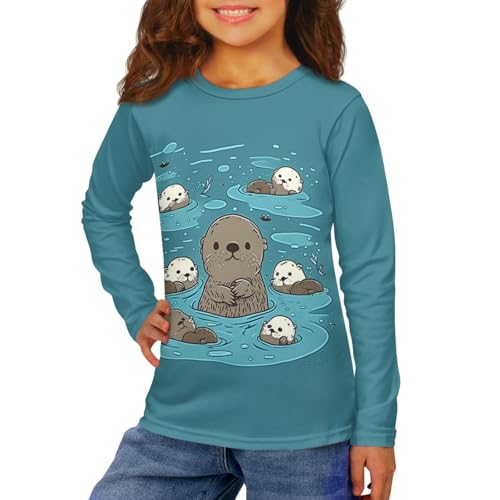 HUIACONG Kids Children Tshirts for Boys Girls Long Sleeve Shirt3