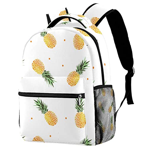 Sac à dos de voyage motif ananas filles et garçons école