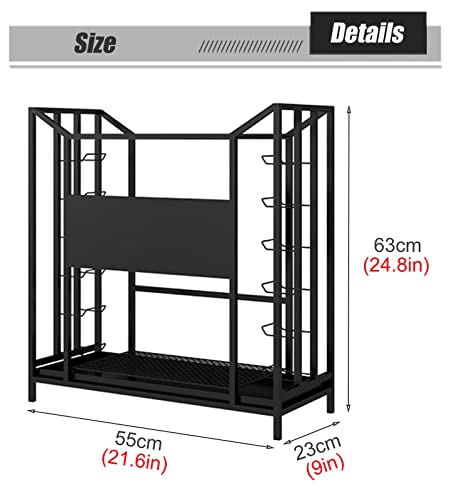 Solution de rangement de parapluies en métal durable grand format