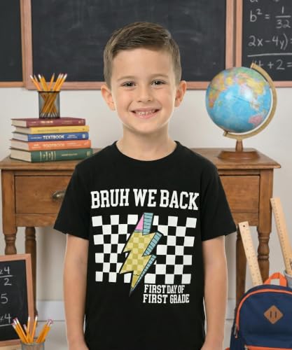 Image of Unique Baby Boys 1st Grade Vibes Only Back to School T Shirt