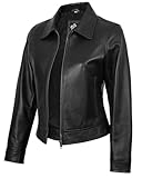 Decrum Leather Jackets - Women Leather Jacket | [1330964] Mike Black, L