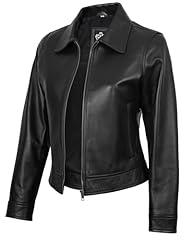 Mike - Women Black Leather Jacket