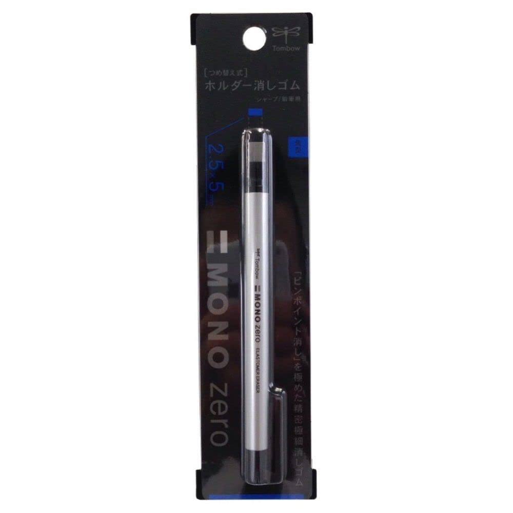 Tombow Gumka do mocowania, mono zero kwadratowy kształt, srebrny (EH-KUS04)