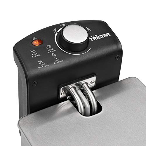 Tristar Friteuse, 3L Capaciteit, 2000W, Instelbare Thermostaat (130-190°C), Oververhittingsbeveiliging, Vaatwasserbestendige Onderdelen, Gemakkelijk Schoon te Maken, FR-6946 - Afbeelding 4