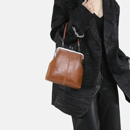 Mini Denim Crossbody Bag For Women,2025 Womens Small Blue Denim Tote Kiss Lock Purse Handbag for Daily Life3