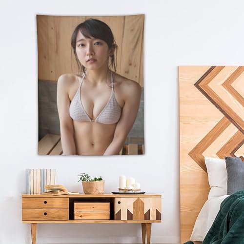 吉岡里帆(2)タペストリー おしゃれ 女性スター 布ポスターインテリア 壁掛けタペスト 背景布 多機能 個性 結婚祝い 部屋 寝室 装飾用品 30"x40" [3]