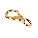 Koch Industries 2214031 Rigid Round Eye Quick Snap, 3-7/8-Inch with 3/4-Inch Eye, Bronze Finish