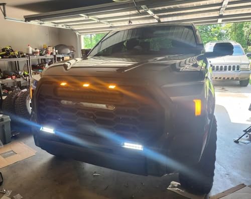 Kit de luces LED antiniebla blanco xenón para Toyota 2022+ miniatura 6