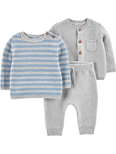 Image of Simple Joys by Carter's Unisex Babies' 3-Piece Sweater Set