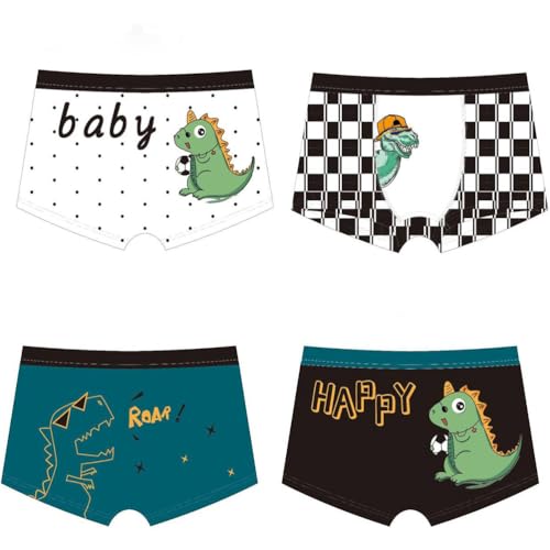 Jacklovebriefs 333-XL Boys Cotton Boxer Briefs Dinosaur Polar Bear Toddler Kids Underwear 12 Pack thumb #2