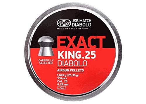 Exact King .25 Cal, 25.39 Grains, Domed (2 Pack)