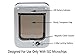 Cat Mate Microchip Activated Cat Flap, For Cats and Small Dogs, Easy Installation in UPVC Doors, Glass, and Wooden Doors - White