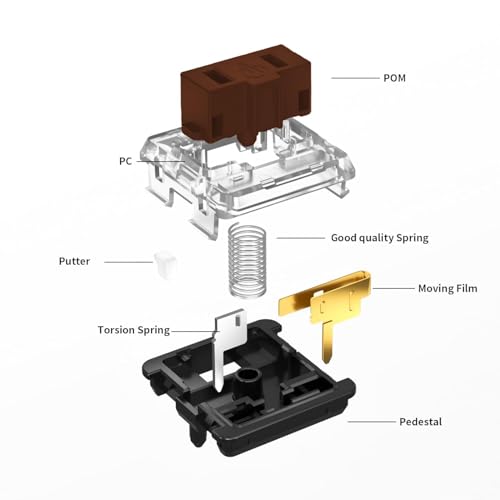 Kailh PG1350 Choc V1 Interruptor de teclado mecânico kailh interruptores de baixo perfil para teclad