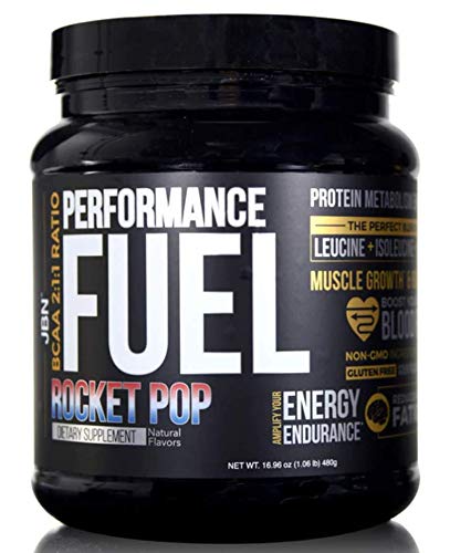 Workout Performance Amplifying Fuel by JBN - Helps Increase Blood Flow and Nutrient Uptake - Boosts Power and Endurance During Your Workout! - Ships Fast and Free (30 Serving, Rocket Pop)