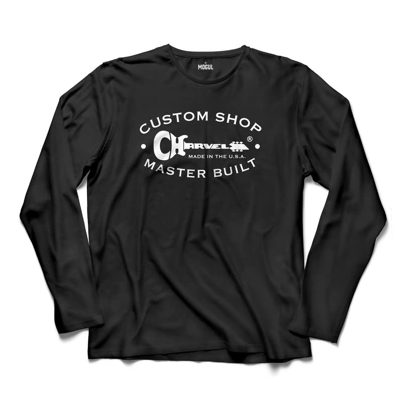 MOGUL Charvel Custom Shop Unisex Cotton Crewneck Full Sleeves Tee